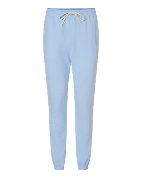 Unisex Garment-Dyed Lightweight Fleece Sweatpants - Hydrangea Front