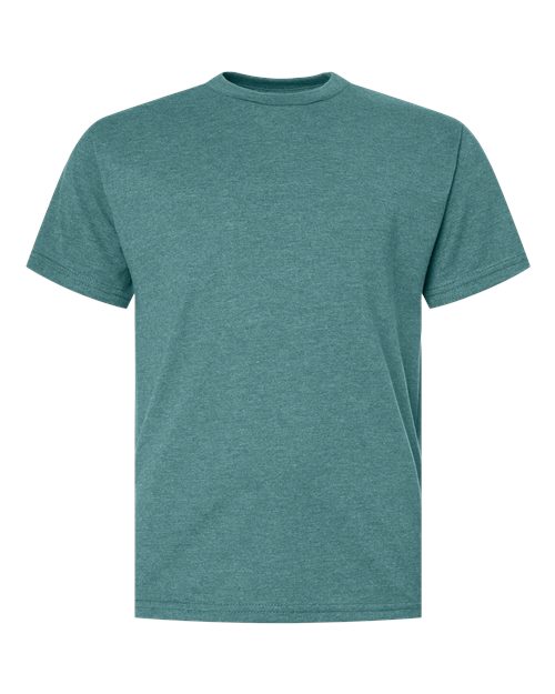 Youth Perfect-T T-Shirt - Cactus Heather Front