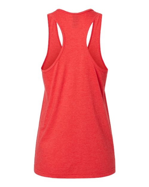 Women's Softstyle® CVC Racerback Tank Top - Red Mist Back