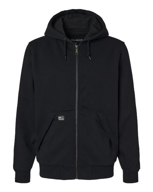 Men's Mission Full-Zip Hooded Jacket - Black Front