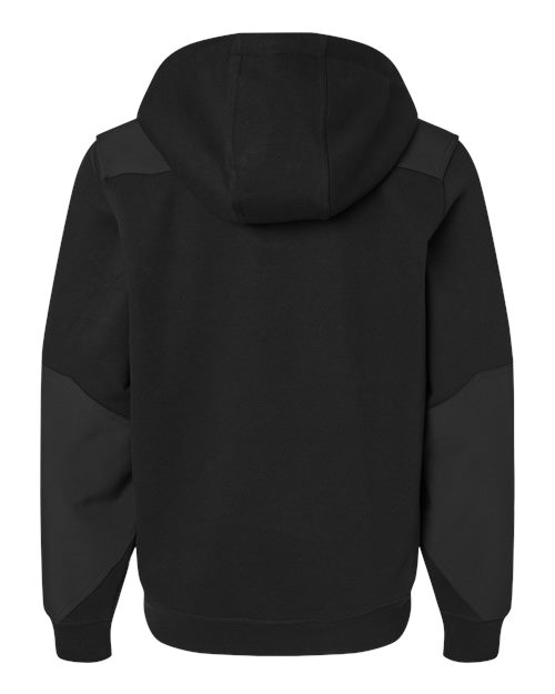 Men's Mission Quarter-Zip Hooded Pullover - Black Back