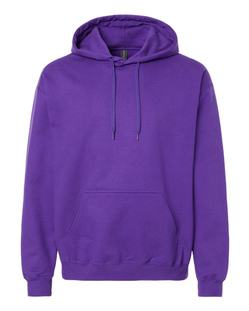 Unisex Softstyle® Midweight Hooded Sweatshirt - Purple Front