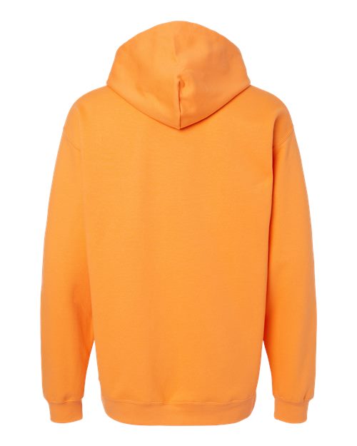 Unisex Softstyle® Midweight Hooded Sweatshirt - Tangerine Back