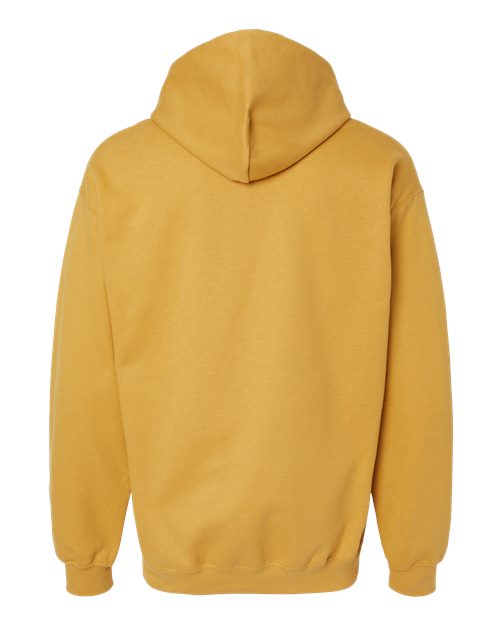 Unisex Softstyle® Midweight Hooded Sweatshirt - Mustard Back