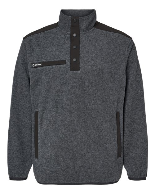 Men's Ranger Melange Fleece Pullover - Charcoal Front