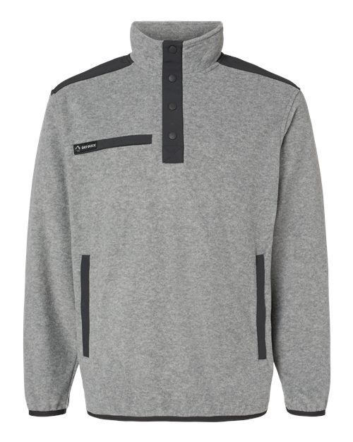 Men's Ranger Melange Fleece Pullover - Platinum Front