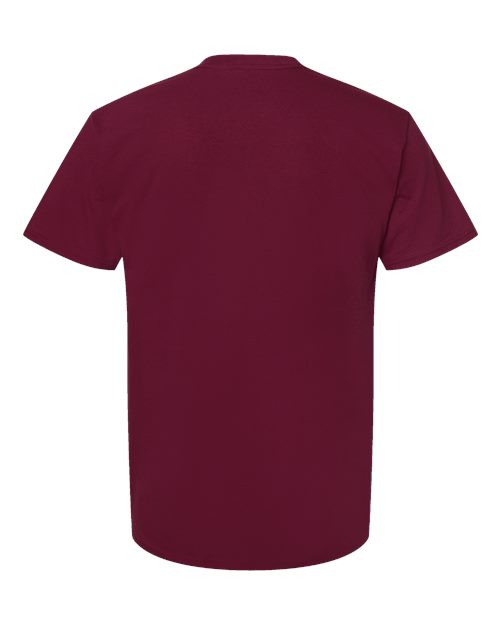 Unisex Essential-T T-Shirt - Athletic Cardinal Back