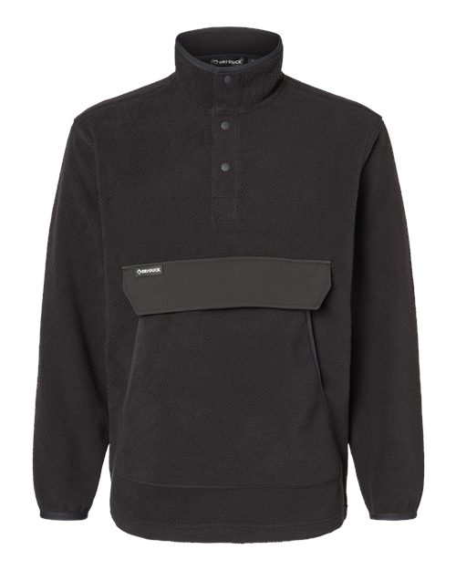 Men's Timber Mountain Fleece Pullover - Black Front