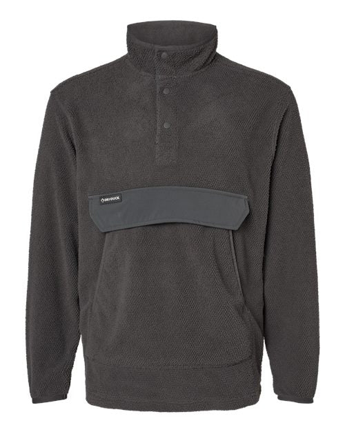 DRI DUCK Men's Timber Mountain Fleece Pullover - Charcoal Front