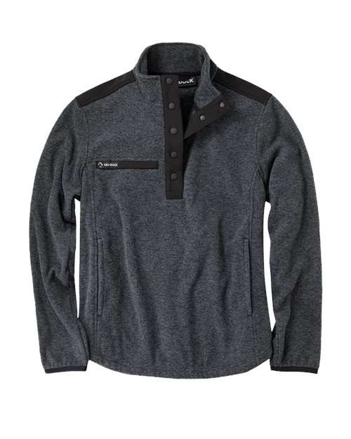 Women's Sierra Melange Fleece Pullover - Charcoal Front
