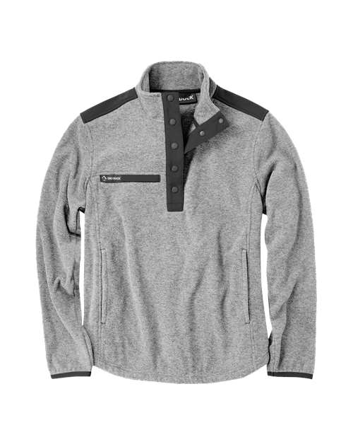 Women's Sierra Melange Fleece Pullover - Platinum Front