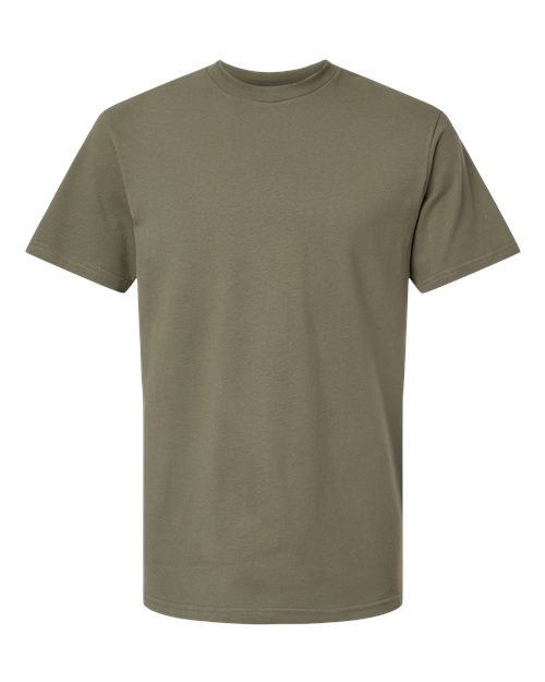 Unisex Sueded Cloud Jersey Tee - Sueded Lieutenant Front