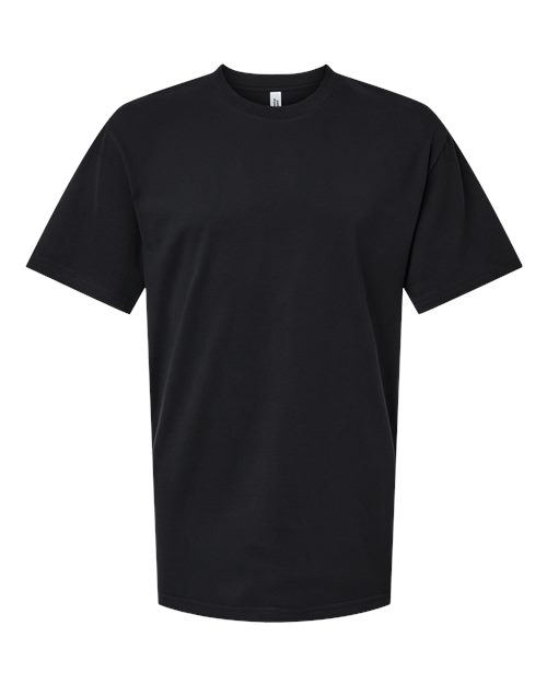 Unisex Sueded Cloud Jersey Tee - Sueded Black Front