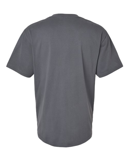 Unisex Sueded Cloud Jersey Tee - Sueded Asphalt Back
