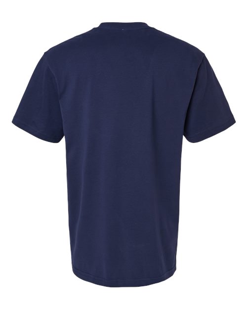 Unisex Sueded Cloud Jersey Tee - Sueded Navy Back