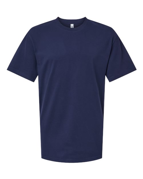 Unisex Sueded Cloud Jersey Tee - Sueded Navy Front
