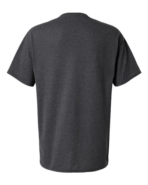 Unisex Essential-T Tall T-Shirt - Charcoal Heather Back