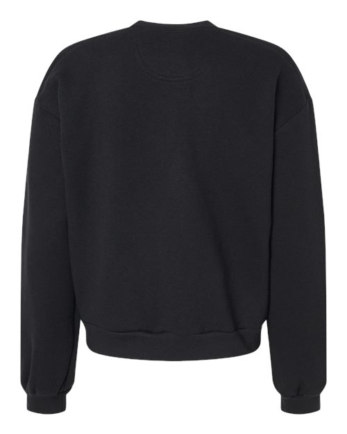 Women's ReFlex Fleece Crewneck Sweatshirt - Black Back