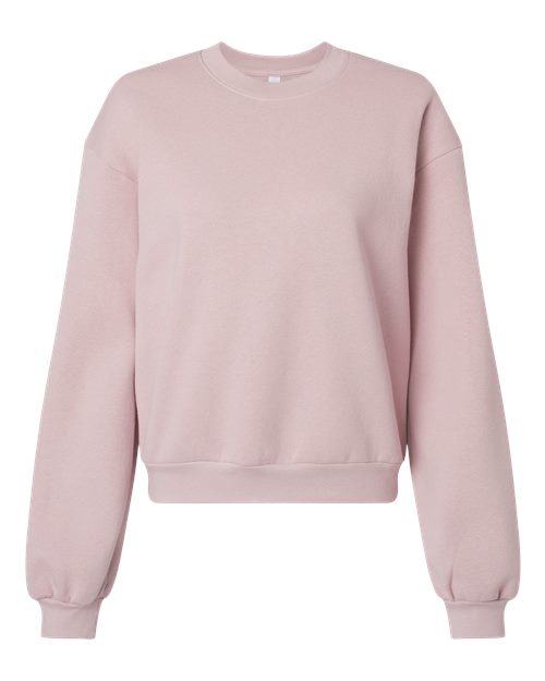 Women's ReFlex Fleece Crewneck Sweatshirt - Blush Front