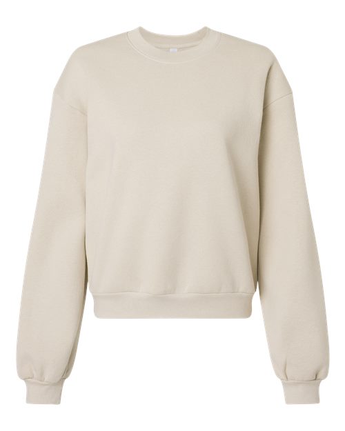 Women's ReFlex Fleece Crewneck Sweatshirt - Bone Front