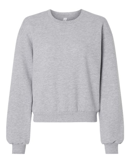 Women's ReFlex Fleece Crewneck Sweatshirt - Heather Grey Front