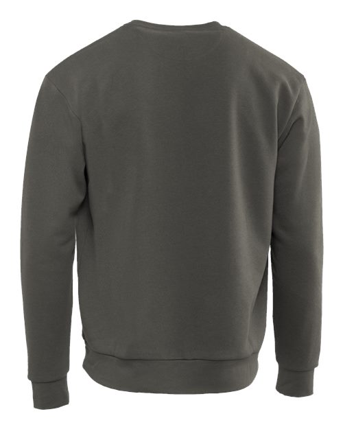 Unisex Santa Barbara Crewneck Sweatshirt - Heavy Metal Back