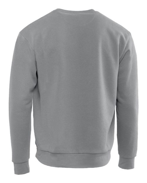 Unisex Santa Barbara Crewneck Sweatshirt - Lead Grey Back