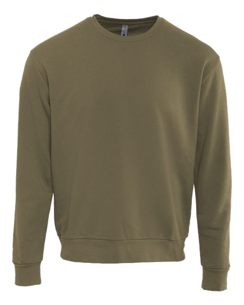 Unisex Santa Barbara Crewneck Sweatshirt - Military Green Front