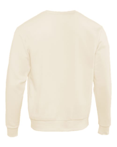 Unisex Santa Barbara Crewneck Sweatshirt - Natural Back