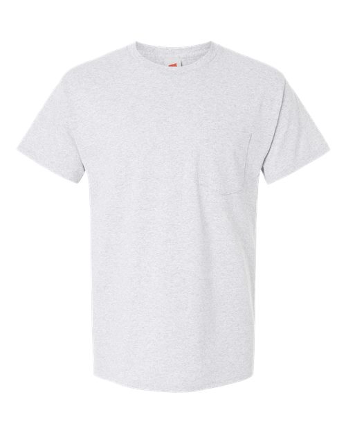 Essential-T Pocket T-Shirt - Ash Front