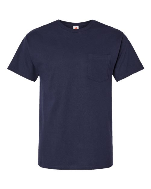 Essential-T Pocket T-Shirt - Athletic Navy Front