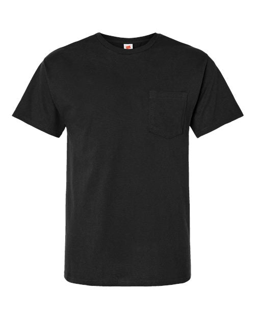 Essential-T Pocket T-Shirt - Black Front