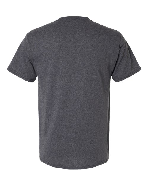 Essential-T Pocket T-Shirt - Charcoal Heather Back