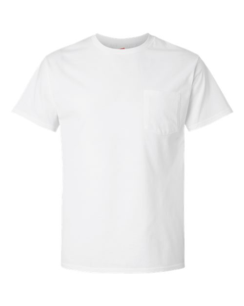 Essential-T Pocket T-Shirt - White Front