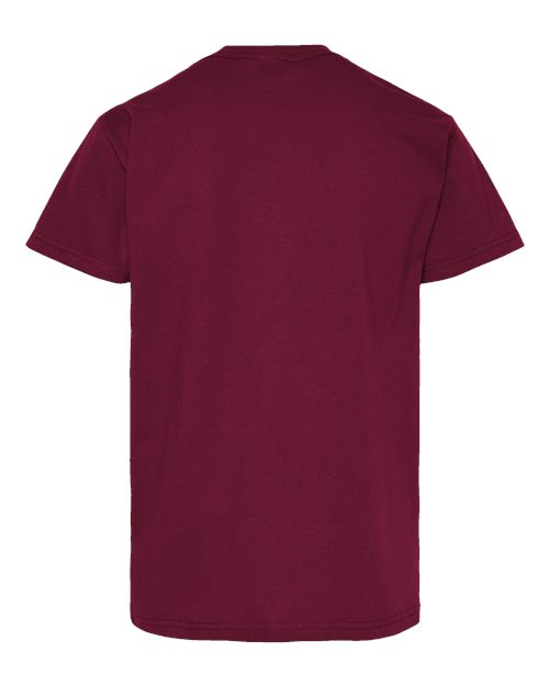 Youth Essential-T T-Shirt - Athletic Cardinal Back