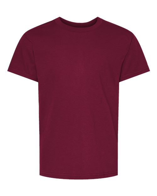 Youth Essential-T T-Shirt - Athletic Cardinal Front