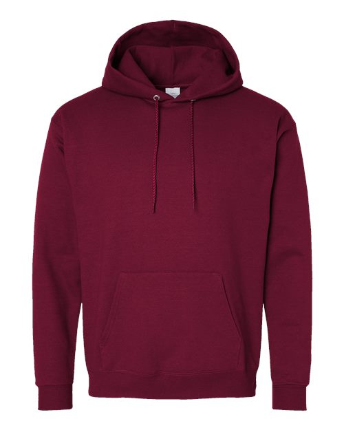 Unisex EcoSmart® Hooded Sweatshirt - Athletic Cardinal Front