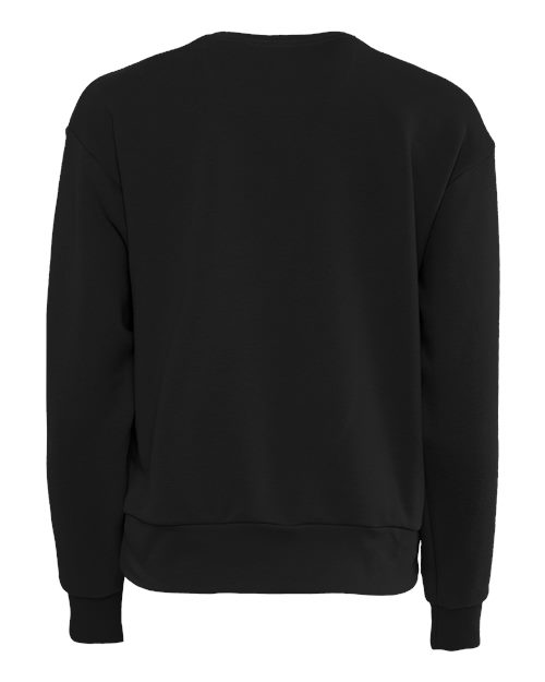Women's Laguna Sueded Crewneck Sweatshirt - Black Back