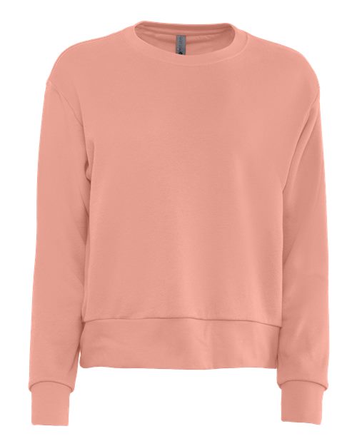Women's Laguna Sueded Crewneck Sweatshirt - Desert Pink Front