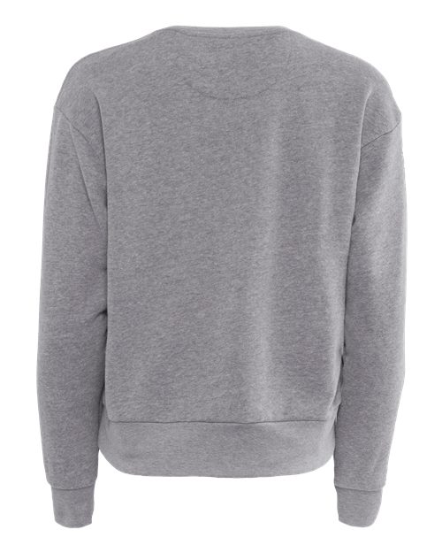 Women's Laguna Sueded Crewneck Sweatshirt - Heather Grey Back