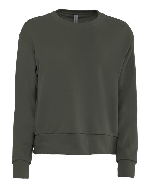 Women's Laguna Sueded Crewneck Sweatshirt - Heavy Metal Front