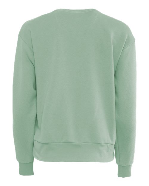 Women's Laguna Sueded Crewneck Sweatshirt - Stonewash Green Back