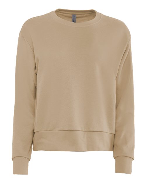 Women's Laguna Sueded Crewneck Sweatshirt - Tan Front