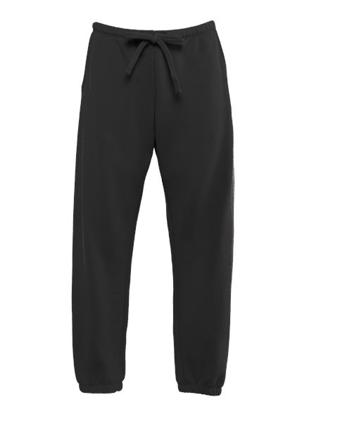 Women's Laguna Sueded Sweatpants - Black Front