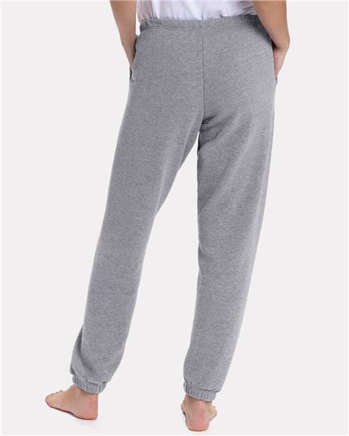 Women's Laguna Sueded Sweatpants - Heather Grey Back