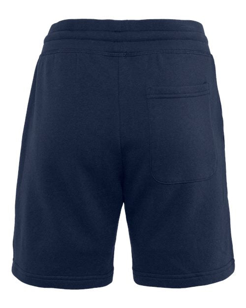 Unisex Fleece Sweat Shorts - Midnight Navy Back
