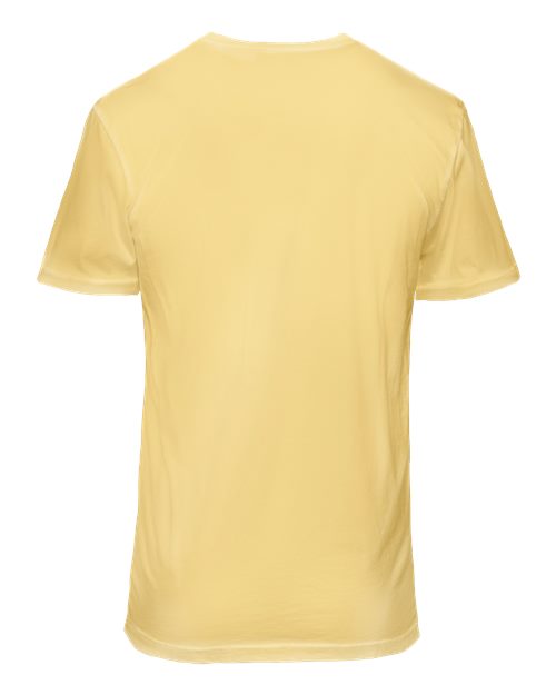 Unisex Soft Wash T-Shirt - Washed Banana Cream Back