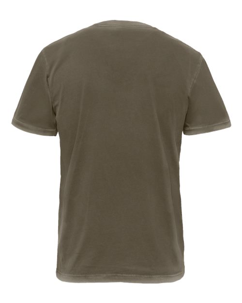 Unisex Soft Wash T-Shirt - Washed Military Green Back