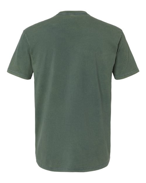 Unisex Soft Wash T-Shirt - Washed Royal Pine Back