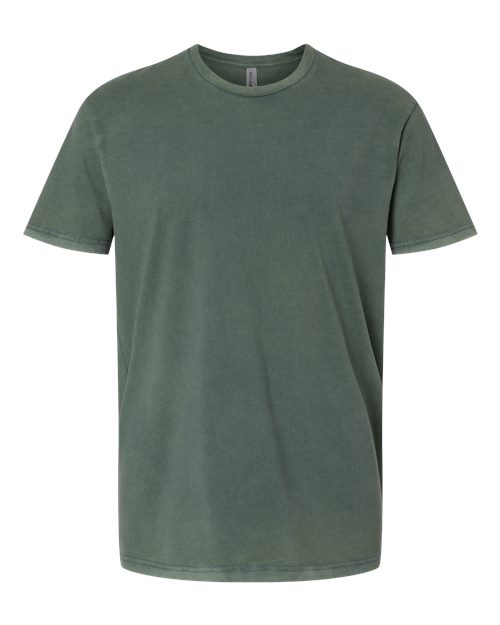 Unisex Soft Wash T-Shirt - Washed Royal Pine Front